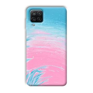 Pink Water Phone Customized Printed Back Cover for Samsung Galaxy A12