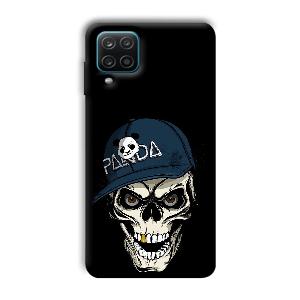 Panda & Skull Phone Customized Printed Back Cover for Samsung Galaxy A12
