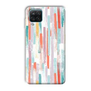 Light Paint Stroke Phone Customized Printed Back Cover for Samsung Galaxy A12