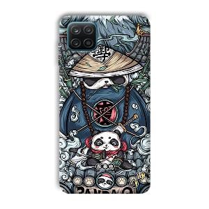 Panda Q Phone Customized Printed Back Cover for Samsung Galaxy A12