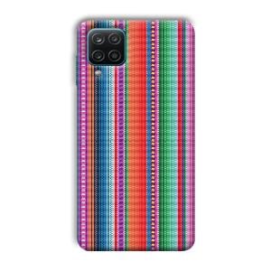 Fabric Pattern Phone Customized Printed Back Cover for Samsung Galaxy A12