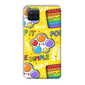 Pop It Phone Customized Printed Back Cover for Samsung Galaxy A12