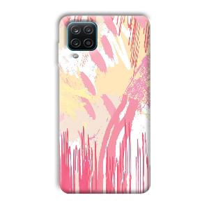 Pink Pattern Designs Phone Customized Printed Back Cover for Samsung Galaxy A12