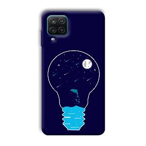 Night Bulb Phone Customized Printed Back Cover for Samsung Galaxy A12