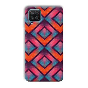 Colorful Boxes Phone Customized Printed Back Cover for Samsung Galaxy A12