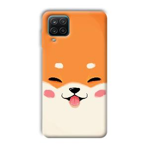 Smiley Cat Phone Customized Printed Back Cover for Samsung Galaxy A12