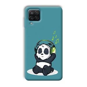 Panda  Phone Customized Printed Back Cover for Samsung Galaxy A12