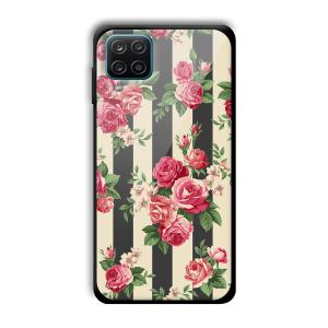 Wall of Flowers Customized Printed Glass Back Cover for Samsung Galaxy A12