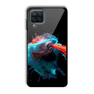 Mix of Colors Customized Printed Glass Back Cover for Samsung Galaxy A12