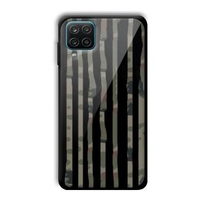 Camo Customized Printed Glass Back Cover for Samsung Galaxy A12