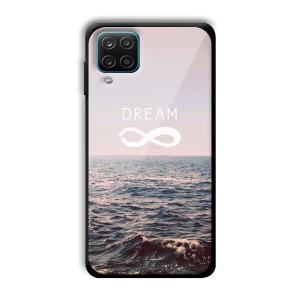 Infinite Dreams Customized Printed Glass Back Cover for Samsung Galaxy A12