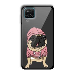 Cool Dog Customized Printed Glass Back Cover for Samsung Galaxy A12