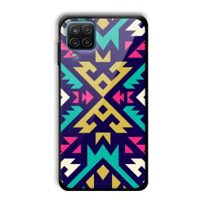 Arrows Abstract Customized Printed Glass Back Cover for Samsung Galaxy A12