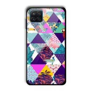 Animal Kingdom Customized Printed Glass Back Cover for Samsung Galaxy A12