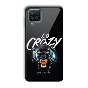 Go Crazy Customized Printed Glass Back Cover for Samsung Galaxy A12