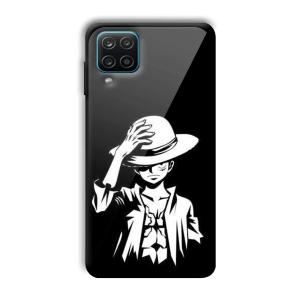 Cool Dude Customized Printed Glass Back Cover for Samsung Galaxy A12