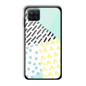 Cool Pattern Customized Printed Glass Back Cover for Samsung Galaxy A12