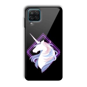 Unicorn Customized Printed Glass Back Cover for Samsung Galaxy A12