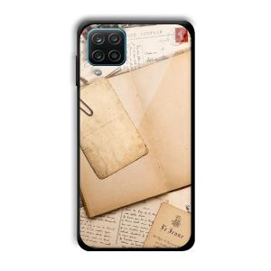Journal Entry Customized Printed Glass Back Cover for Samsung Galaxy A12