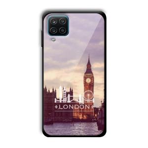London Customized Printed Glass Back Cover for Samsung Galaxy A12