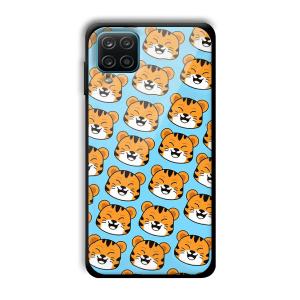 Laughing Cub Customized Printed Glass Back Cover for Samsung Galaxy A12