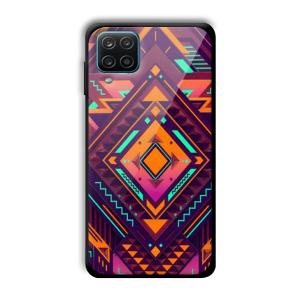 Purple Prism Customized Printed Glass Back Cover for Samsung Galaxy A12