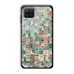 Green Maze Customized Printed Glass Back Cover for Samsung Galaxy A12