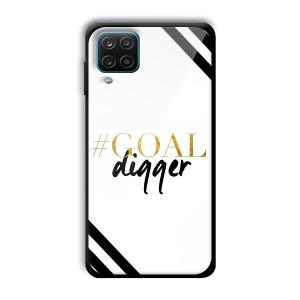 Goal Digger Customized Printed Glass Back Cover for Samsung Galaxy A12
