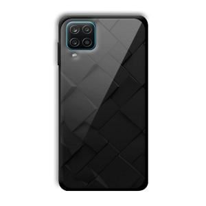 Dark Bricks Customized Printed Glass Back Cover for Samsung Galaxy A12
