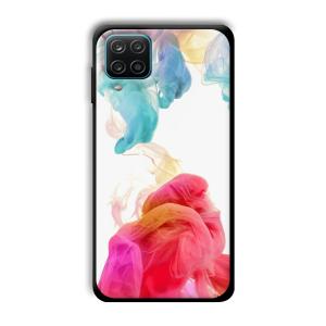 Water Colors Customized Printed Glass Back Cover for Samsung Galaxy A12