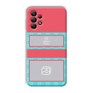 Blue Pink Customized Printed Back Cover for Samsung Galaxy A13