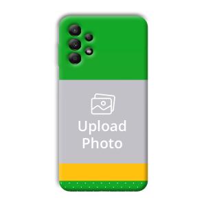 Green Yellow Customized Printed Back Cover for Samsung Galaxy A13