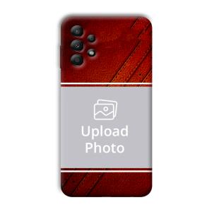 Solid Red Customized Printed Back Cover for Samsung Galaxy A13