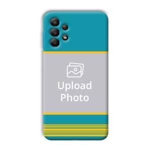 Yellow Blue Design Customized Printed Back Cover for Samsung Galaxy A13