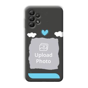 Love & Clouds Customized Printed Back Cover for Samsung Galaxy A13