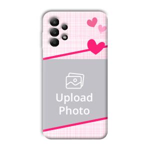 Pink Check Customized Printed Back Cover for Samsung Galaxy A13