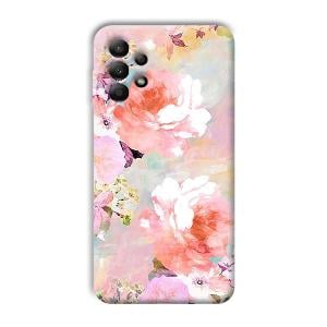 Floral Canvas Phone Customized Printed Back Cover for Samsung Galaxy A13