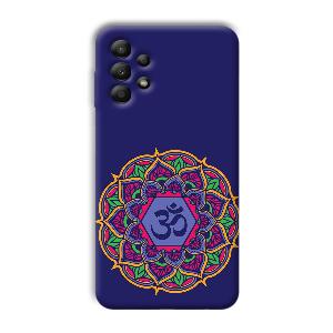 Blue Om Design Phone Customized Printed Back Cover for Samsung Galaxy A13