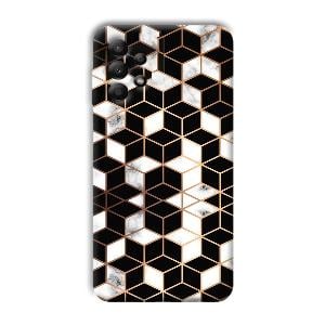 Black Cubes Phone Customized Printed Back Cover for Samsung Galaxy A13