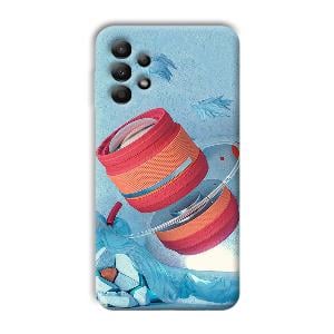 Blue Design Phone Customized Printed Back Cover for Samsung Galaxy A13