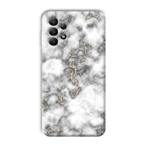 Grey White Design Phone Customized Printed Back Cover for Samsung Galaxy A13