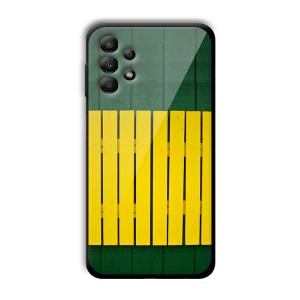Yellow Fence Customized Printed Glass Back Cover for Samsung Galaxy A13