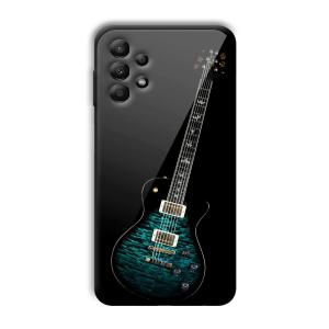 Neon Guitar Customized Printed Glass Back Cover for Samsung Galaxy A13