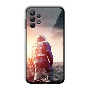 Interstellar Traveller Customized Printed Glass Back Cover for Samsung Galaxy A13