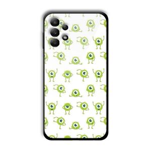 Green Eyes Customized Printed Glass Back Cover for Samsung Galaxy A13