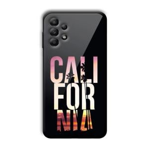 California Customized Printed Glass Back Cover for Samsung Galaxy A13