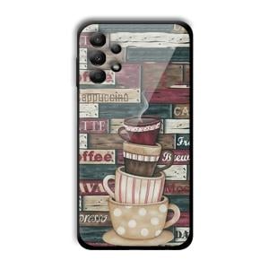 Coffee Design Customized Printed Glass Back Cover for Samsung Galaxy A13