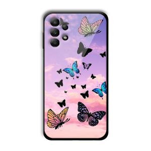 Butterflies Customized Printed Glass Back Cover for Samsung Galaxy A13