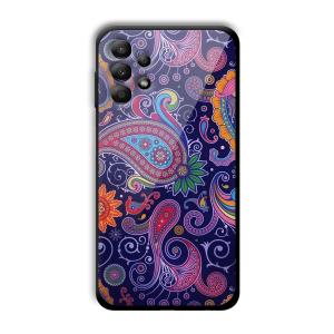 Purple Art Customized Printed Glass Back Cover for Samsung Galaxy A13