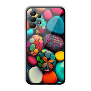 Colored Pebbles Customized Printed Glass Back Cover for Samsung Galaxy A13